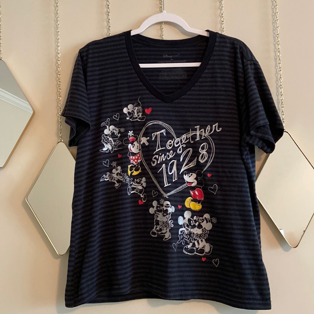 DISNEY STORE 1928 Mickey & Minnie Mouse T-Shirt Sz 2X